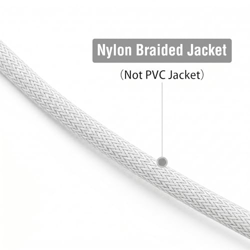 Image of 10Gtek 25GBASE-CR SFP28 to SFP28 Passive Cable, 32AWG, for Cisco SFP-H25GB-CU0.5M, Ubiquiti UC-DAC-SFP28, Supermicro, Mikrotik, Arista and More, Nylon Braided Jacket, 0.5-Meter(1.64ft)