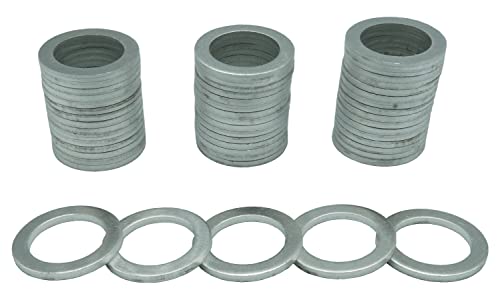 Image of 50 PCS Transmission Fluid Oil Pan and Rear Differential Drain Plug 18mm Crush Washer - Fit for Honda /Acura Accord Civic CRV Element Fit Insight Pilot 1990-2022, Replace 90471-PX4-000
