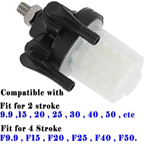61N-24560-00-00 Fuel Filter for Yamaha Sierra Marine Outboard 9.9HP 15HP 20HP 25HP 30HP 40HP 55HP 48HP 50HP 55HP 60HP 70HP 75HP 90HP 2 4 stroke fuel filter 18-79910