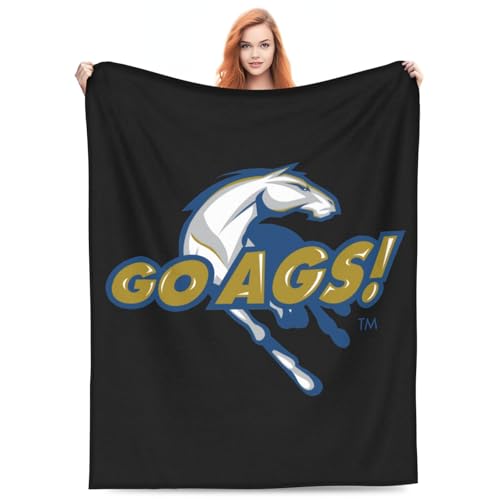 Uc Davis Aggies University Logo Ultra-Soft Micro Fleece Blanket Soft Comfortable Flannel Blanket-40 X30