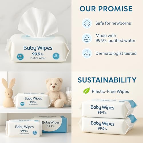 Image of Baby Wipes 99.9%