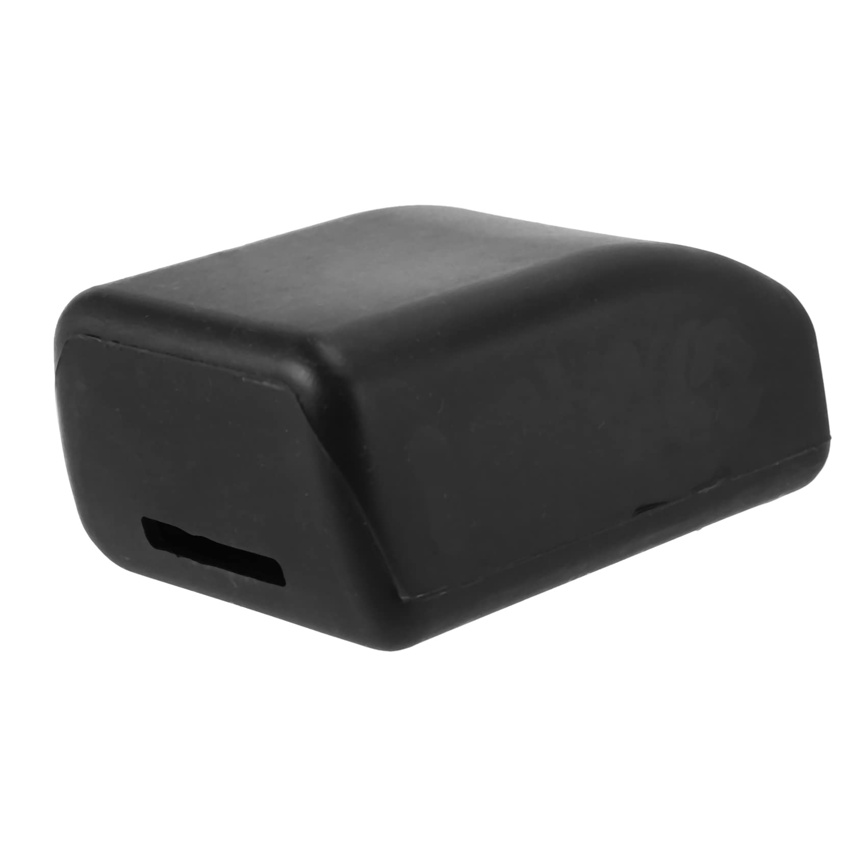 Protection Silicone Pour Boucle De Ceinture De Sécurité - Anti-rayures, Lavable, Noir (5,5x7,5cm)