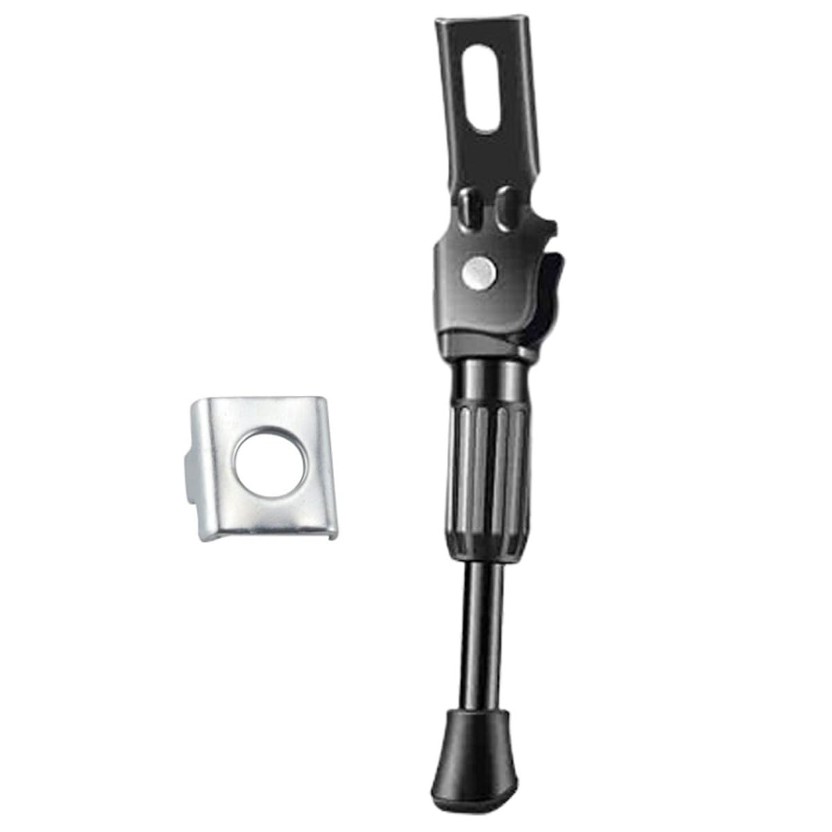Anicy Pied de béquille de vélo pour enfant 20" - Béquille latérale de vélo pour enfant - Noir