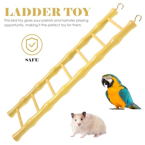 Perruches et hamsters actifs : échelle à oiseaux suspendue Yardwe - 4