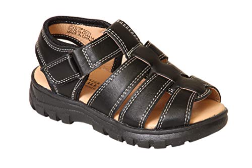 BALL BAND Toddler/Little Kids Ryder Fisherman Sandals (8, Black, numeric_8)