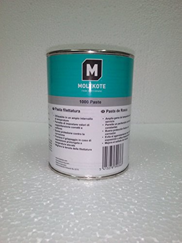 Molykote Anti-Seize Paste, 1kg, High Temp & Heavy Load, Corrosion Prevention, Silicone Based, Metal Lubricant