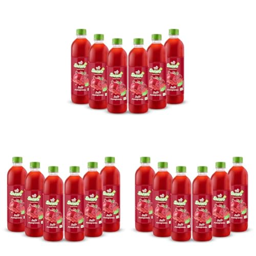 Image of Paperboat Swing Zesty Pomegranate Juice with Vitamin D, 600 ml Each - Pack of 18
