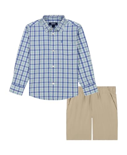 IZOD Boys 2-Piece Short Set with Button-Down Shirt