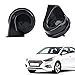 SEINECA Car Horn Compatible with Hyundai horn,12V Waterproof Snail horn 110-125db High/Low Tune(With Two Pairs of Plug)