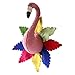 Baoblaze Mignon 3D Flamingo Paon Art Mûr Filles Poupée En Peluche Jouet Animal Paroi de Tête Décor pour Chambre D'enfants Chambre, parfait de Noël - Flamingo