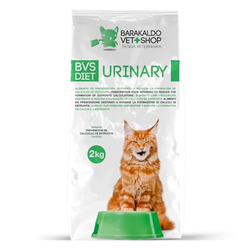 BVS Vet Shop | Diet Gato Urinary | Pienso de prescripción destinado a Reducir la formación de cálculos de estruvita | 4 kg