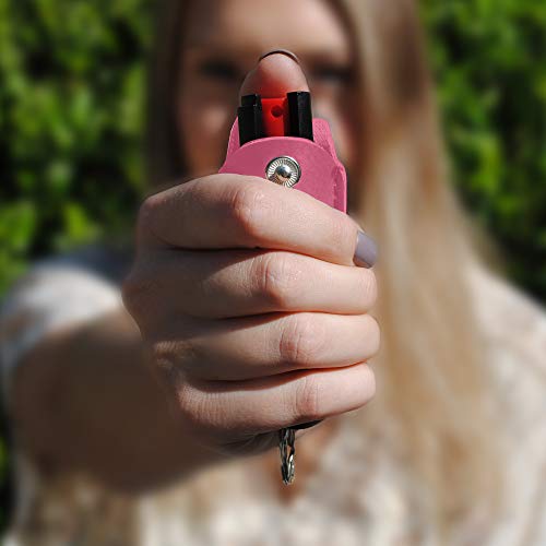 Guard Dog Pepper Spray Keychain - Defense Keychain For Women, Oc Spray Keychains For Women Self Defense, Maximum Strength Uv Dye Formula With Leather Case, Pink #TOP3