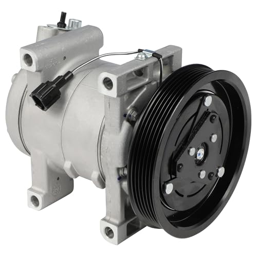 Image of SCITOO AC Compressor fit for Nissan Frontier 3.3L 2001-2004 | Fast Cooling, Ultra Low Noise (≤72 dB)Air Conditioner Compressor with Clutch, Easy Installation, 926005S700 926006S300