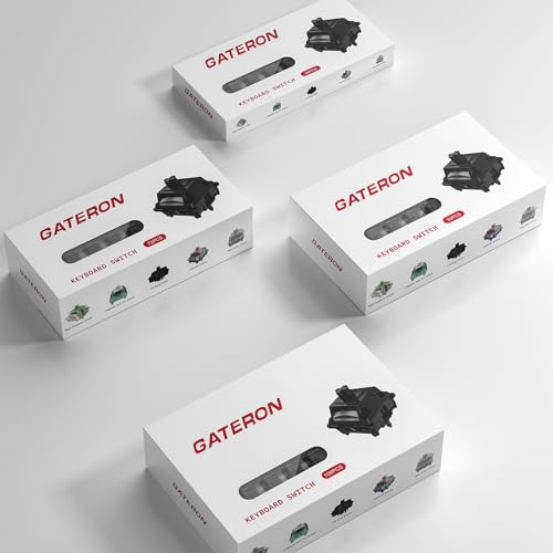 Image of Gateron Oil King V2 Pre Lubed 5pin Linear Switches for Mechanical Keyboard (90PCS, Oil King)
