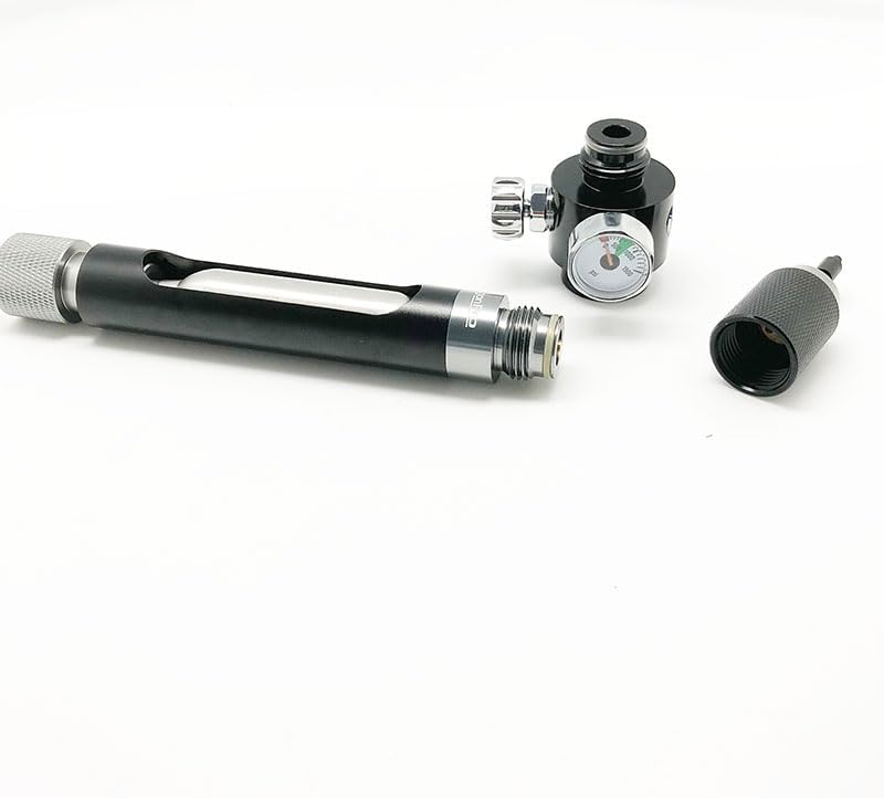 12g CO2 Cartridge Charging Adapter with Regulator Paintball Quick Charge 12g CO2 Adapter 12g Capsule Charging Airsoft BB Gun Filling Charger Adaptor