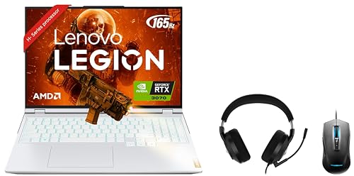 Image of Lenovo Legion 5 Pro Intel Core i7 11th Gen 16 inch(40.64cm) 500nits WQXGA Gaming Laptop (32GB /1TB SSD /8GB RTX 3070 /165Hz /Win11 /Office /Blue Backlit /3Yr Warranty),82JD005LIN + M100 Mouse + H200 Headset