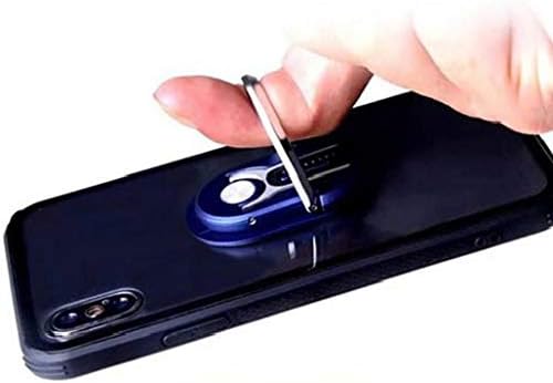 Miniatura 8 de Funda compatible con Nokia G300 5G  G300-5G Funda de montaje en coche 3 en 1 anillo soporte para teléfono, lona horizontal con clip para cinturón (3