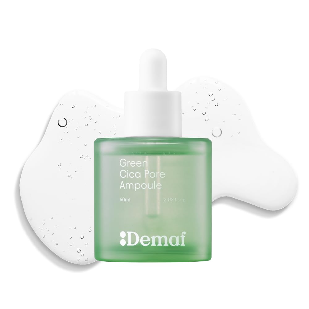 Amazon.com: Demaf Green Cica Ampoule, Pore Serum for Blackheads