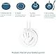 Reece Studio Baby’s Handprint Christmas Keepsake Kit Ornament, DIY Clay Newborn Footprint and Handprint Maker, Gender-Neutral Gift For New And Expecting Parents, 2 Pack