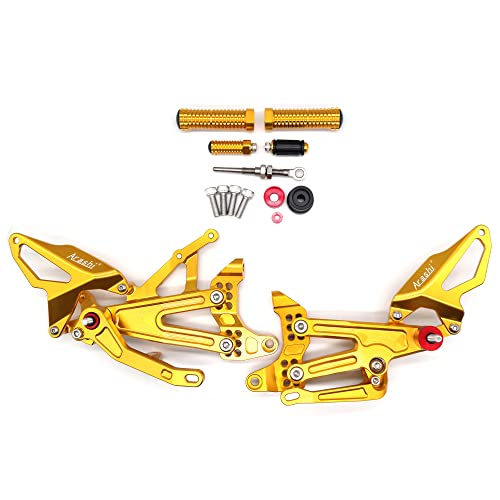Repose-pieds réglables dorés pour Ducati Panigale V4 V4S V4R 2018-2021