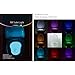 AILUZE Toilet Night Light, Motion Activated LED Light, 8 Colors Changing Toilet UV Bowl Night Light for Bathroom