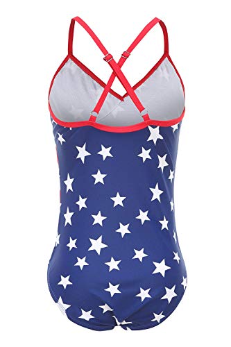 Moon Tree Girls One Piece Swimsuits Hawaiian Ruffle Swimwear Beach Bathing Suit 2 Pack 7T2