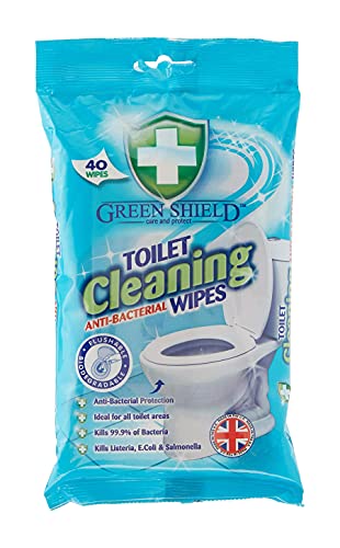 Green Shield Toilet Cleaning Anti- Bacterial wipes Big Value by Green Shield