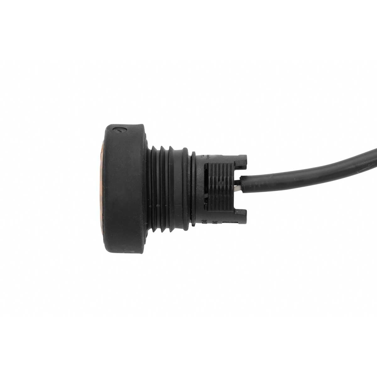 HELLA 2BM 340 825-211 Zusatzblinkleuchte - LED - 12V - Einbau/geklebt - Lichtscheibenfarbe: gelb - LED-Lichtfarbe: gelb - Kabel: 100mm - Stecker: AMP - seitlicher Anbau - Menge: 1