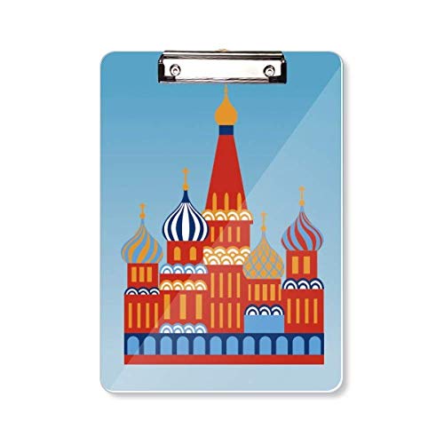 Porte-bloc Russie Kremlin A4 pour écrire debout sans table de bureau