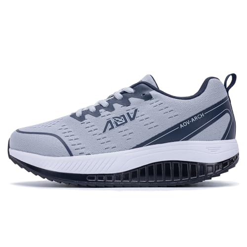 Womens Wide Walking Shoes Arch Support Tennis Plantar Fasciitis Orthotic Sneakers Wide Width Comfortable Shoe for Foot Heel Pain Relief US 6.5-11