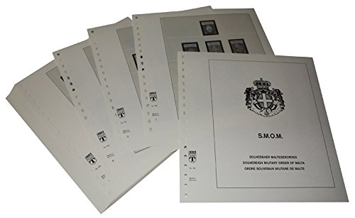 Feuilles pré-imprimées LINDNER Malte 1966-1982 pour album haut de gamme