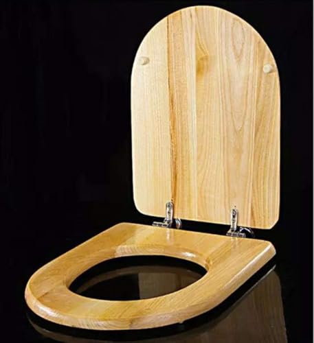 Abattant de toilette en bois V fixation bas - 6
