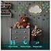BAZENTI Cloud Lights - Nursery Decor Cloud Lamp, Rechargeable Baby Lamps with Remote, Hanging Lamp for Nursery, Kids Night Light with Timer & Touch Control (White)