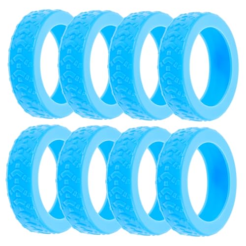 Lot de 8 de Roulettes en Silicone pour Valises Protègent Les Sols en Bois Dur