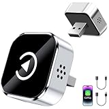 【Plug and Play】: En seulement trois étapes simples, vous pouvez facilement configurer car play sans fil en quelques minutes, sans avoir à installer d'application ou de pilote supplémentaire. Compatible avec le système iOS. Une fois appairé, cle CarPlay sans fil se reconnectera automatiquement à votre téléphone sans que vous ayez à répéter l'opération.