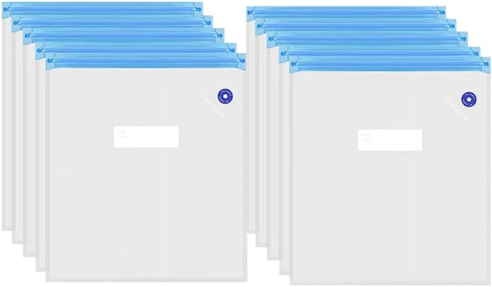 USB Rechargeable Electric Air Pump for 3D Printer Filament Storage Bag One Key Quick Pumping Automatic Compressed Vacuum Bag Compatible with Most Filament Types(Bag 10 pcs)