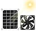 Ventilador de Escape Del Panel Solar, Ventilador de Escape Solar Impermeable Ip65 Para Exteriores, Ventilador de Escape Portátil Para Vehículos Recreativos, Invernaderos, Casas Para Mascotas, Galliner