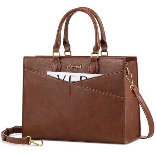 LOVEVOOK Purses for Women,Satchel Handbags Tote Bag, Black Pu Leather Shoulder Crossbody Top Handle Purse with Zipper