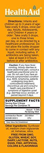 HealthAid InfantProbio 200 Million CFU Vegan Probiotic Drops for Infants & Children – Lactobacillus reuteri Strain – Daily Digestive Comfort & Gentle Colic Support, Non‑GMO, Gluten‑Free image 5