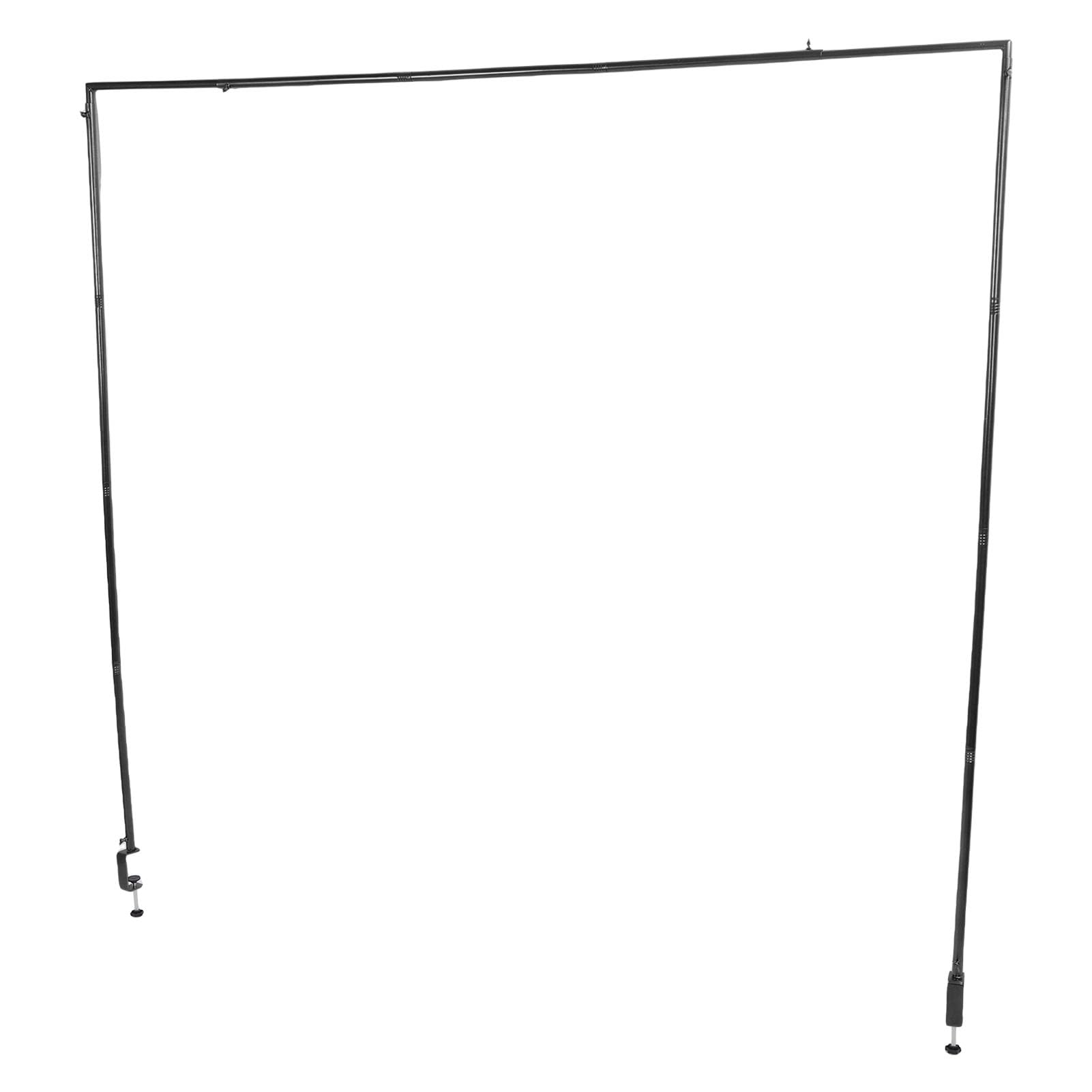 Soporte para de Globos sobre Mesa con Abrazaderas Ajustables 46-100 Pulgadas Altura 29-55 Pulgadas Hierro Soporte para Decoración de de Mesa para Fiestas Bodas Cumpleaños (Negra)
