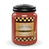 Candleberry Candles | Strong Fragrances for Home | Hand Poured in The USA | Highly Scented | 135 Hour Burn Time | Large Jar 26 oz (Tennessee Whiskey)