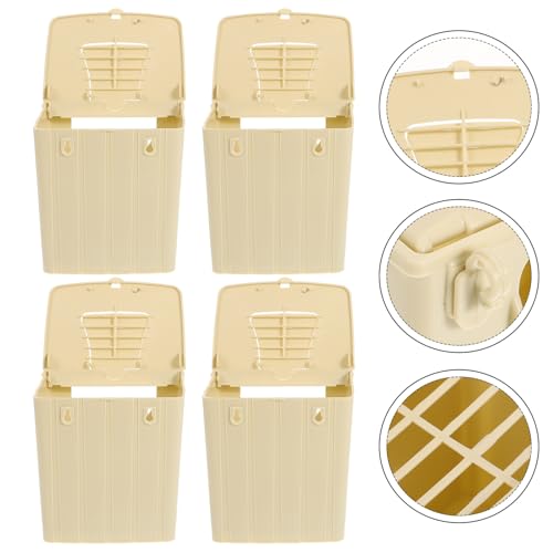 Image of Balacoo 12 Pcs Plastic Bird Nest Box, Bird Breeding Box with Hooks for Birdcage Hanging - Squirrel Nesting House for Finch, Parrot, Budgie, Parakeets Cockatiels - Parrot Supplies | Professional Parakeet Breeding House with Perch, Hanging Nesting House for Finch, Parrot, Budgie, Cockatiels, Easy to Install