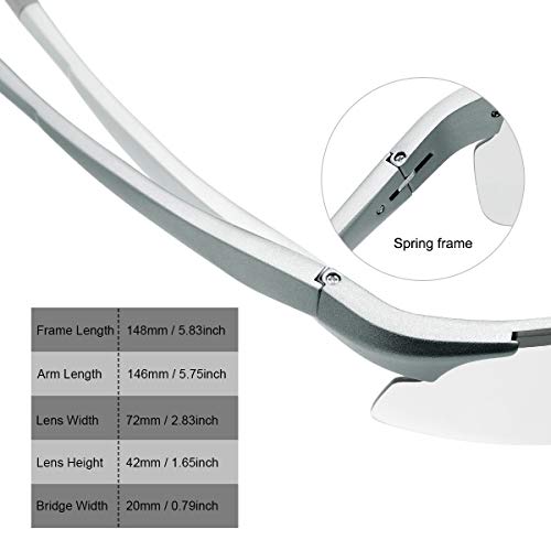 Image of MIRYEA Polarized Photochromic Driving z87 Sunglasses for Men Day Night Safety Glasses