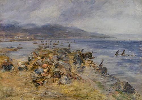 Tableau Vent et pluie de Carradale par William McTaggart | Poster vintage 60x90cm