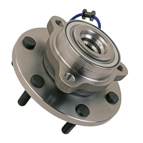 Image of Detroit Axle - 2pc Front Wheel Bearing Hubs Assembly with ABS & 6-Lug for 2017-2023 Nissan TITAN, Wheel Bearing Hubs Assembly 2018 2019 2020 2021 2022 Replacement