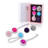 Kegel Balls for Tightening - Set of 6 Silicone Kegel Exercise Balls,Doctor Recommended Help Pelvic...