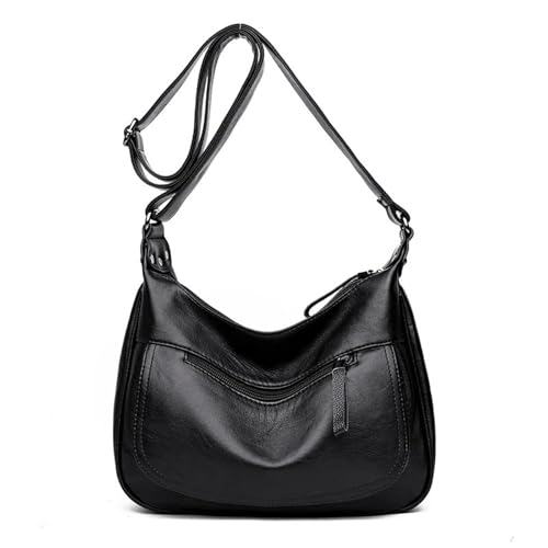 Shoulder bag Genuine Leather Handbags for Middle-aged Women Soft Sheepskin Shoulder Messenger Bag