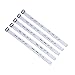 (5) Pack - W.W.J.D. Bracelets - 22 Individual Colors to Choose from - Mix and Match (White)