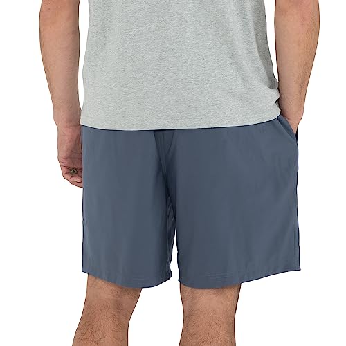 Free Fly Men's Lined Breeze Short 7" Inseam - Quick-Dry Moisture-Wicking Shorts with Boxer Brief Liner Sun Protection UPF 50+2