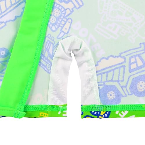 Image of Girls Long Sleeve Zipper Rash Guard 1 Piece UPF 50+ Sun Protection
